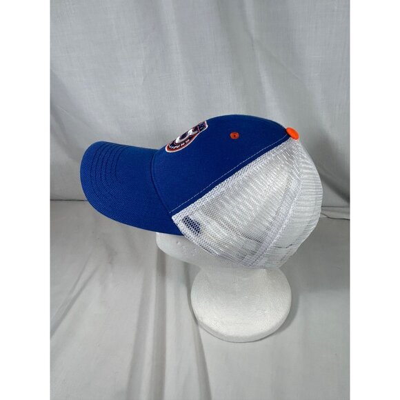 Bridgeport AHL LI Islanders Trucker Mesh Cap Hat Snapback Hockey Sound Tigers - Picture 8 of 8